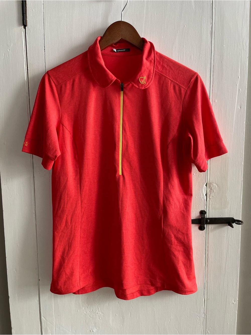 Norrona Fjora Equaliser Lightweight Short Sleeve 1/4 Zip Size Large Polo Shirt